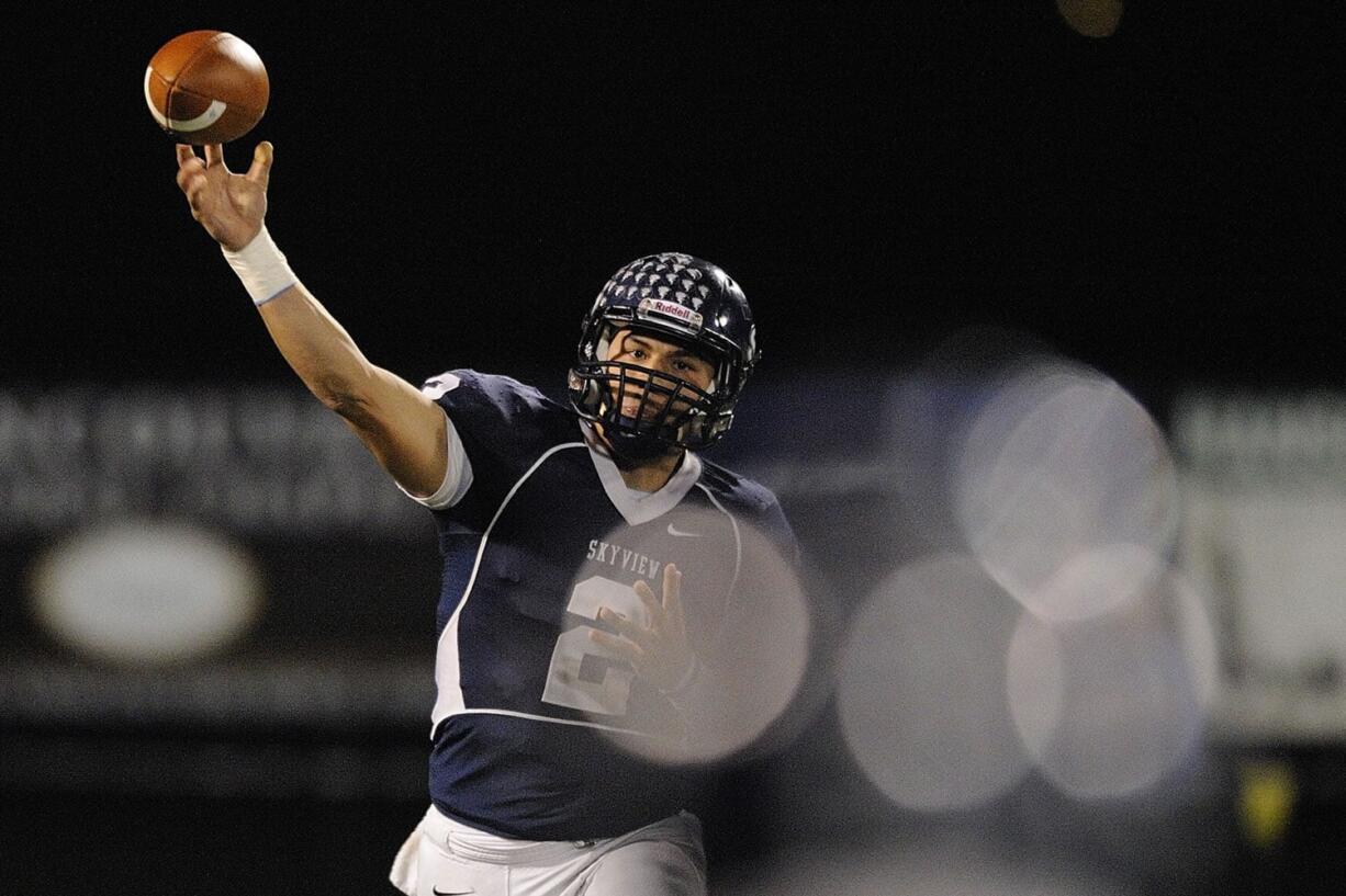 Skyview quarterback Kieran McDonagh.