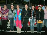 Barberton: 
 Prairie High School Red Cross student volunteers participate in 'Trick or Treat for Disaster. 'From left: Kylie Brown, Miranda Steiner, Chloe Barnes, Gabby Oliber, Lauren Morris, Zoe Lovell, Kelsi Edmonds and Meghan Labadie.