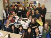 East Clark County: Tracie Johnson's students collected socks for Share.