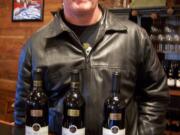 Ridgefield: Dan Andersen of Three Brothers Vineyard &amp; Winery in Ridgefield shows the wines that won three awards at the 2012 San Francisco Chronicle Wine Competition.