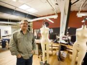 Agave Denim founder Jeff Shafer at the company's Ridgefield headquarters.