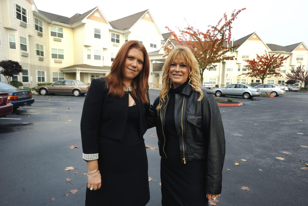 Tammy Thwaite, left, and Cindy Lamar are now co-presidents of LifeStyles Senior Housing Management LLC, which operates the growing Glenwood Place Senior Living complex.