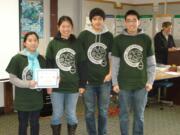 East Vancouver: Union High School's winning Envirothon team.