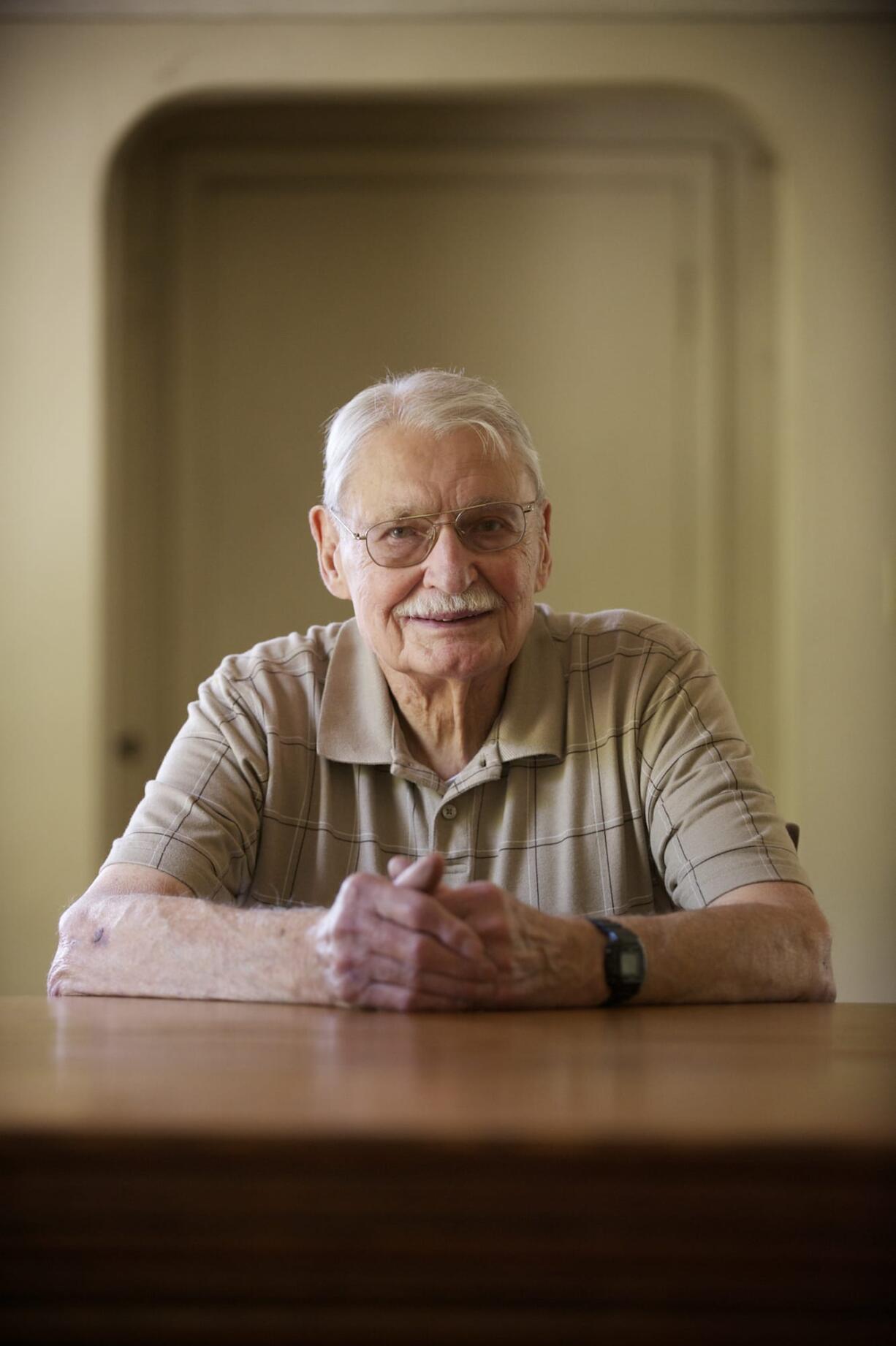 Bill Minton was one of eight members of a U.S. Navy Armed Guard detail assigned to a Liberty ship, the  S.S. William Dawes.