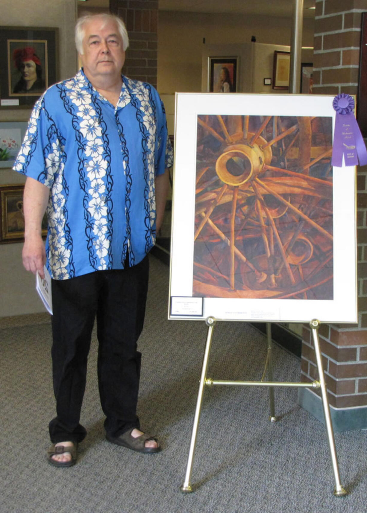 Hazel Dell: Will Ray's watercolor titled &quot;Forgotten Corner of the Barn&quot; won Best of Show at the Society of Washington Artists spring show.