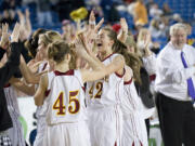 Prairie beats Franklin to win the the 3A Girls State Basketball Tournament championship in Tacoma, Saturday, March 3, 2012.(Steven Lane/The Columbian)