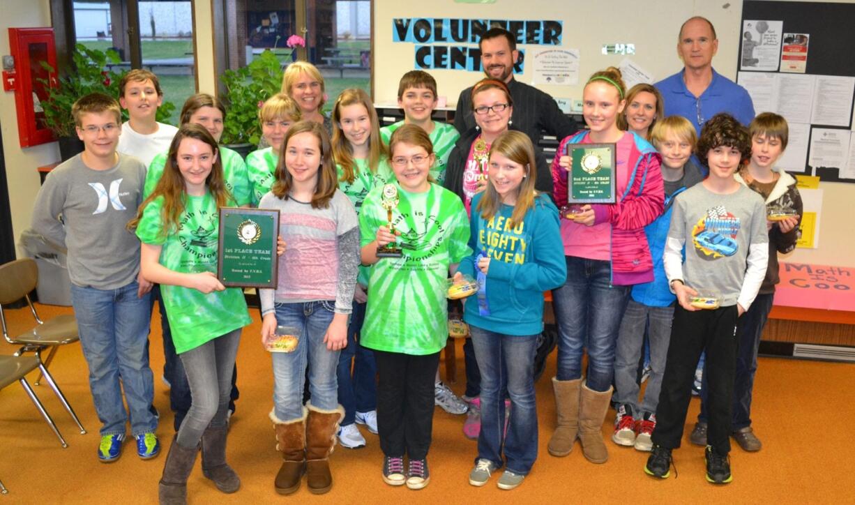 Ridgefield: Sixth-grade teams from Union Ridge and South Ridge elementary schools proved that &quot;Math is Cool&quot; at the Feb. 10 competition.