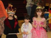 Orchards: Kids from the Gan-Garrett Jewish Preschool perform in the Purim celebration.