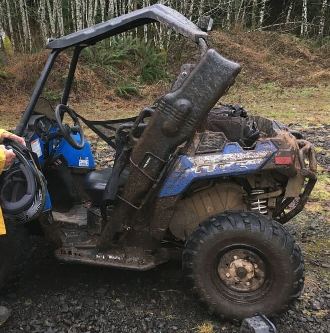 Woodland police are asking for the public's help in a case of a stolen ATV and trailer.