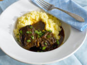 Meltingly tender Balsamic Braised Short Ribs are flavored by the caramelized vegetables that shared their pot.