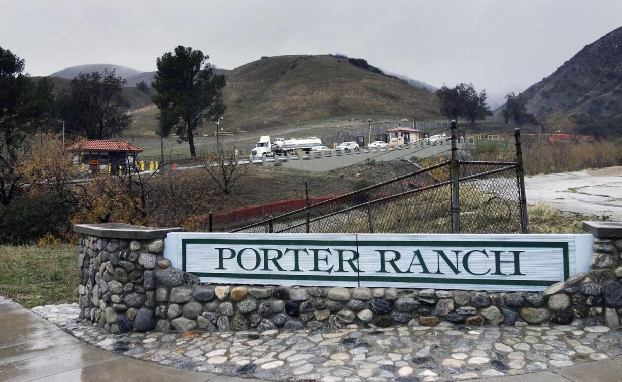 This neighborhood in the upscale community of Porter Ranch a section of Los Angeles, seen Jan. 6, is one of the places where residents have moved out because of a natural gas leak from a Southern California Gas Co. storage facility nearby. California Gov. Jerry Brown has declared a state of emergency over the massive natural-gas leak.