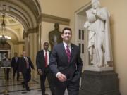 Speaker of the House Paul Ryan, R-Wis., smiles as he departs the chamber just after the GOP-controlled House of Representatives voted to eliminate key parts of President Barack Obama&#039;s health care law and to stop taxpayer funds from going to Planned Parenthood at the Capitol in Washington on Wednesday. It is the 62nd vote House Republicans have cast to repeal or diminish the Affordable Care Act, but this is the first time their bill will end up on the president&#039;s desk.