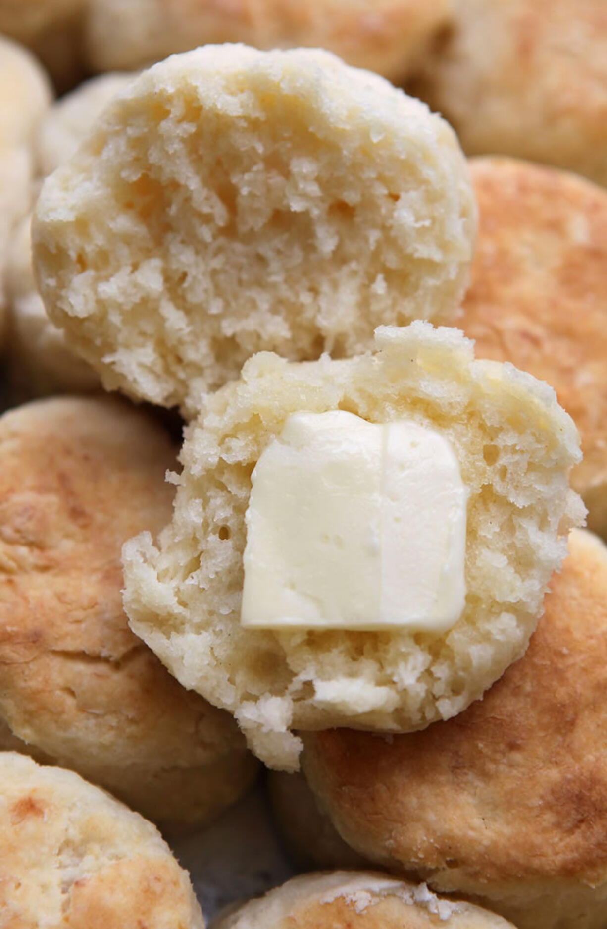 Callie's Charleston Biscuits, with a pat of butter.