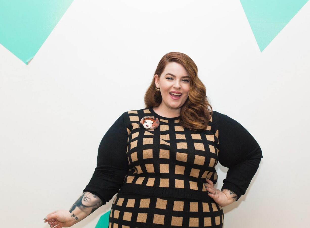 At 5-foot-5 and size 22, model Tess Holliday is proud and covered in colorful tattoos, each with its own story of love and empowerment, and that&#039;s just fine with her.