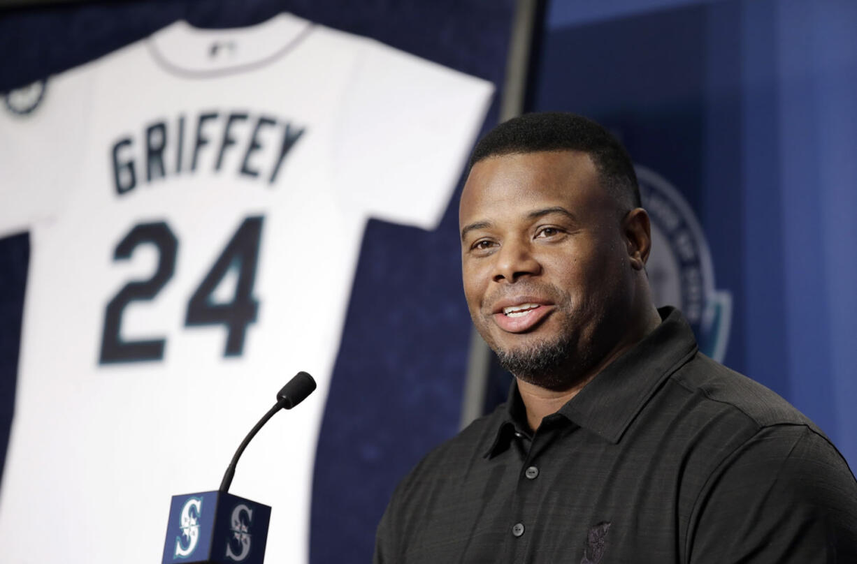 Ken Griffey Jr.&#039;s Hall of Fame whirlwind came back to where it all started, when he spoke Friday at Safeco Field, the stadium built in part because of him.