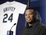 Ken Griffey Jr.&#039;s Hall of Fame whirlwind came back to where it all started, when he spoke Friday at Safeco Field, the stadium built in part because of him.