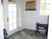 It's good to make entryways durable with stone tiles to withstand dripping umbrellas, muddy shoes and more.