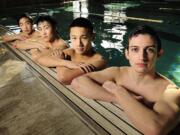 Mountain View's, from left to right, Davin Gong, Alexander Suk, Chris Xue and Kyle Law.