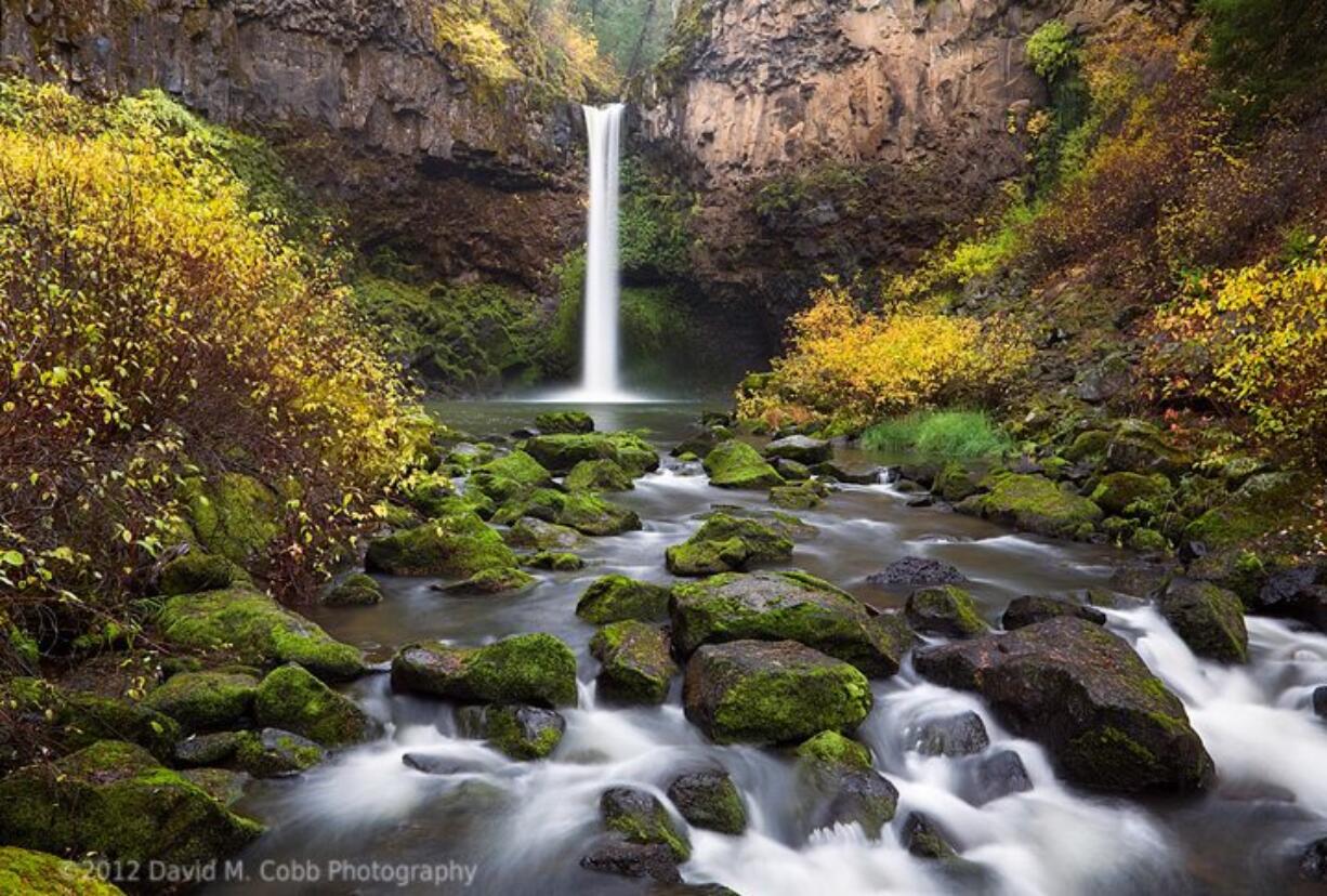 Outlet Falls on the upper Klickitat River.