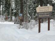 Skiers, snowshoers and snowmobilers will find about 4 feet of snow at SnowKing Sno-Park north of Trout Lake.