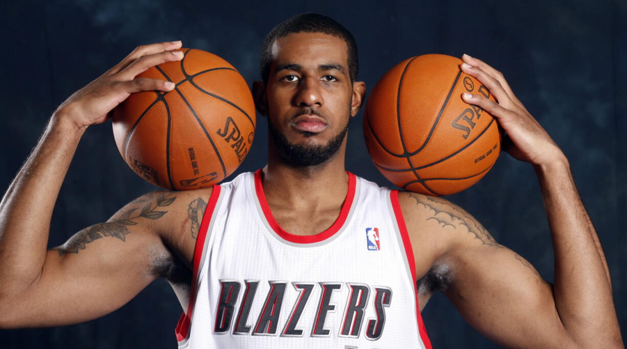 Portland Trail Blazers LaMarcus Aldridge.