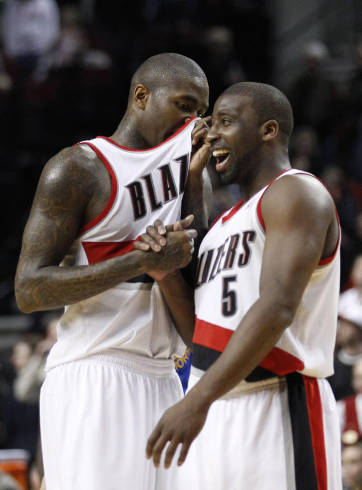 Raymond Felton (5) does not consider himself a &quot;locker room cancer&quot; not does he feel he had anything to do with Nate McMillan's firing as coach.