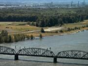 West Hayden Island looking southwest from the air on June 13, 2008.