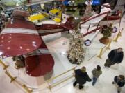 The combination of trees and airplanes seemed to capture the fancy of  thousands during the free three-day Festival of Trees.