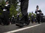 The Heritage High School Marching Band played in the 2010 Hazel Dell Parade of Bands.