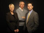 Columbian business reporters, from left, Cami Joner, Gordon Oliver and Aaron Corvin.