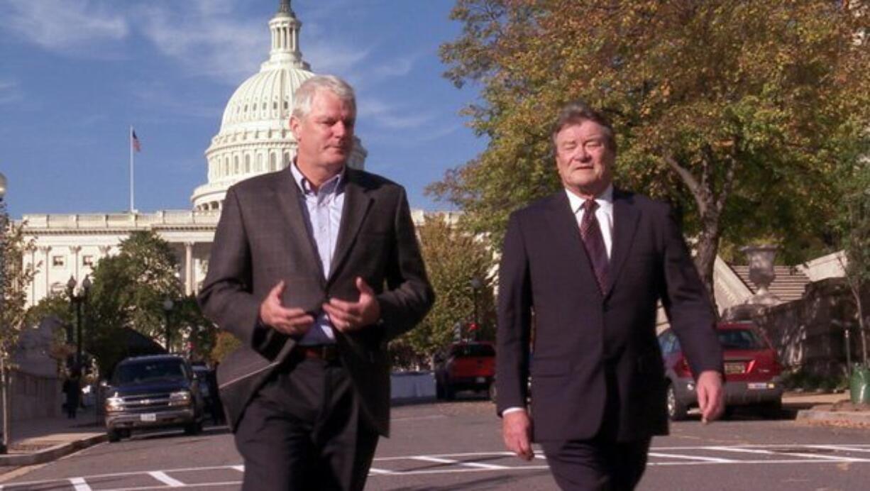 Southwest Washington's former U.S. Rep. Brian Baird (left) told CBS correspondent Steve Kroft (right) that he and U.S. Rep.