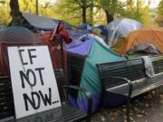 Occupy Portland protesters have been given a deadline to remove themselves from a downtown Portland park.