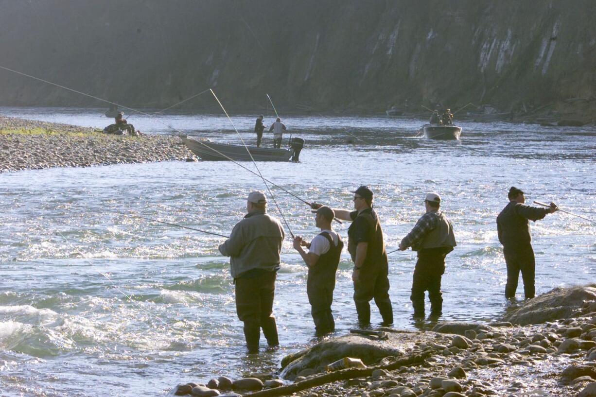 Anglers would be allowed to use two rods on 10 Southwest Washington streams, including on the Cowlitz River shown here,under a proposal being considered by the state Department of Fish and Wildlife.