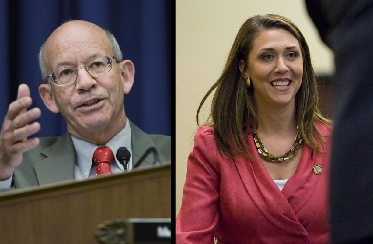 U.S. Rep. Peter DeFazio of Oregon, left, and U.S. Rep.