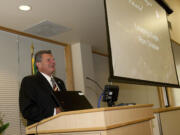 Ridgefield Mayor Ron Onslow received the first annual Florence B.