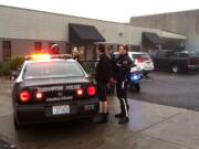 Vancouver police detained a suspect after a short foot chase in downtown Vancouver on Tuesday morning.