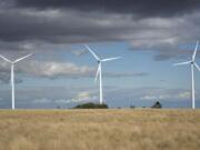 Hundreds of wind turbines rise from the dryland wheat country of eastern Klickitat County. On Monday, Gov.