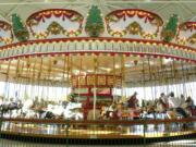 The carousel at the Jantzen Beach Center, seen in 2003, has been missing since it was moved from the mall renovation in 2012.