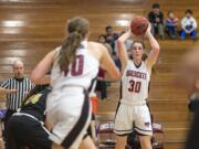 Chico State University senior guard Brooke Bowen (30), a Skyview High School graduate.