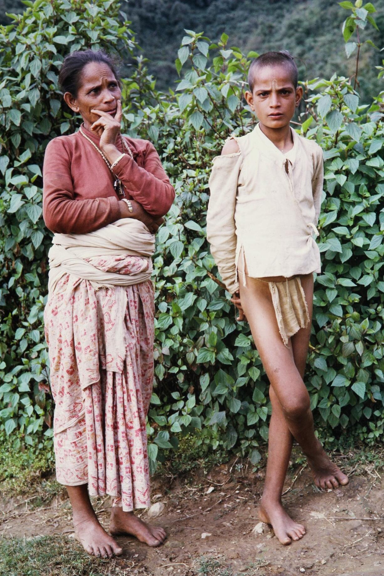 Don Messerschmidt snapped this photo of a mother and son in 1964 at the Kunchha Bazar immunization camp in Nepal.