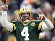 Green Bay Packers quarterback Brett Favre from 2007 season.