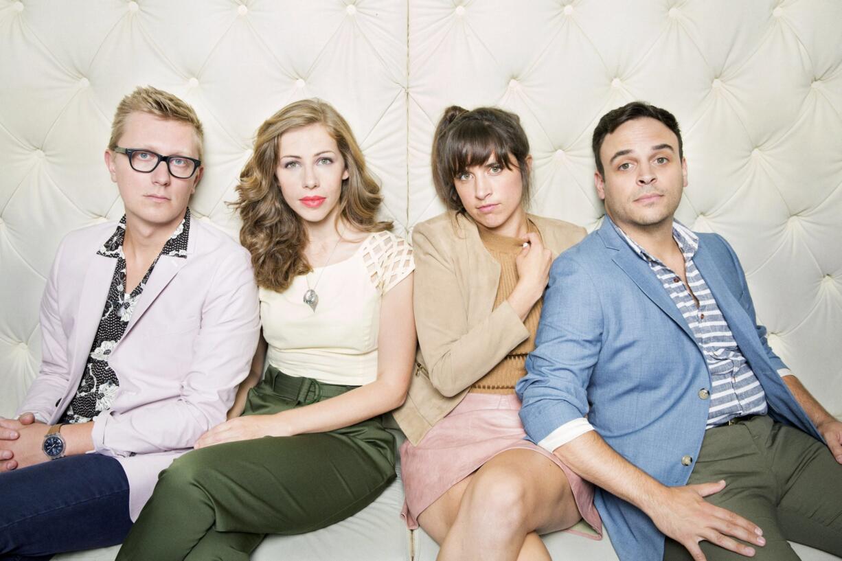 This image released by Big Hassle Media show members of Lake Street Dive, from left, Mike Olson, Rachael Price, Bridget Kearney and Mike Calabrese.