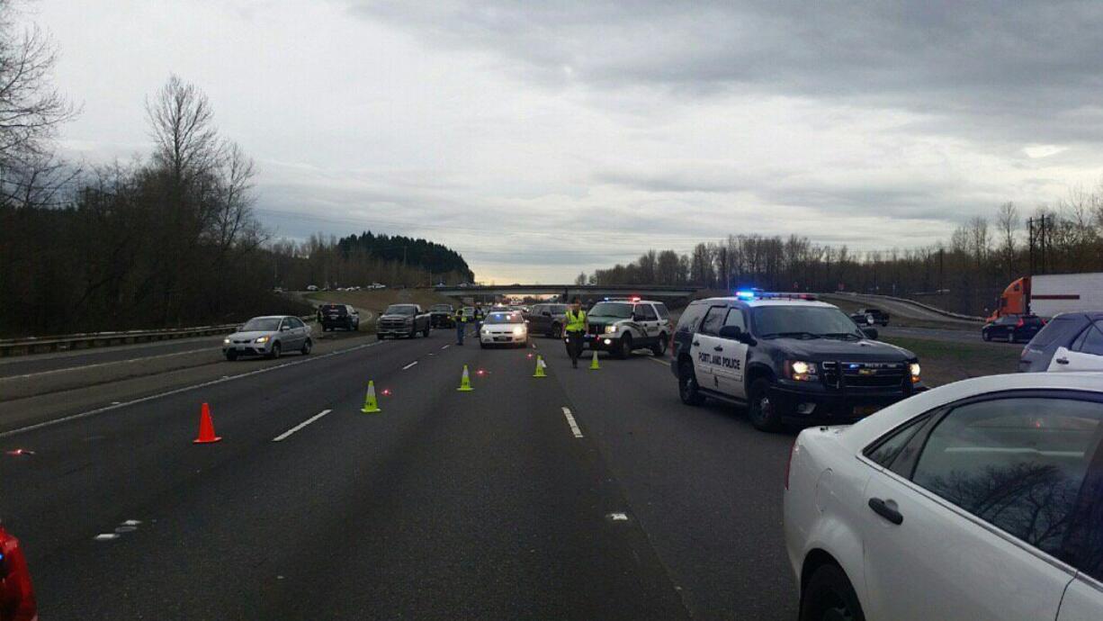 Three suspects connected to a Gresham, Ore., shooting were taken into custody after a high-speed chase that ended near Kalama.