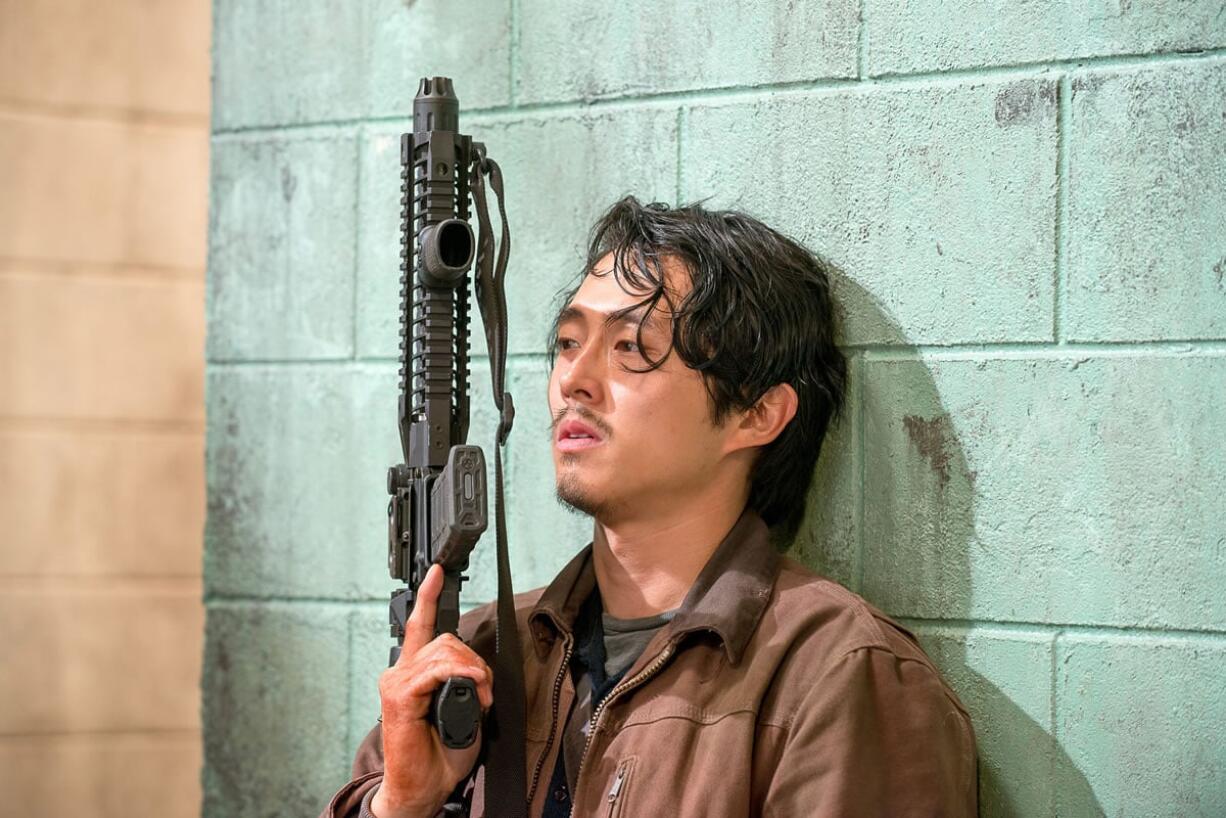 Steven Yeun stars as Glenn on AMC&#039;s &quot;The Walking Dead.&quot; (Gene Page/AMC)