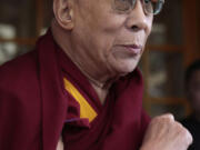 Tenzin Gyatso, the 14th Dalai Lama, met with an audience Wednesday in Wisconsin.