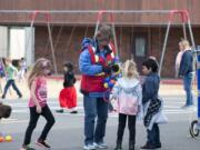 Marilyn Paul, an instructional assistant at Woodland Primary School, has seen more kids playing games at recess in recent weeks since the school started Playworks, which aims to make recess more structured to teach students to be more inclusive and how to resolve conflict.