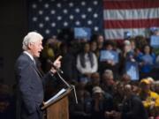 resident Bill Clinton, speaks at Clark College in Vancouver Monday March 21, 2016. Clinton is speaking on behalf of his wife and Presidential hopeful Hillary Clinton.