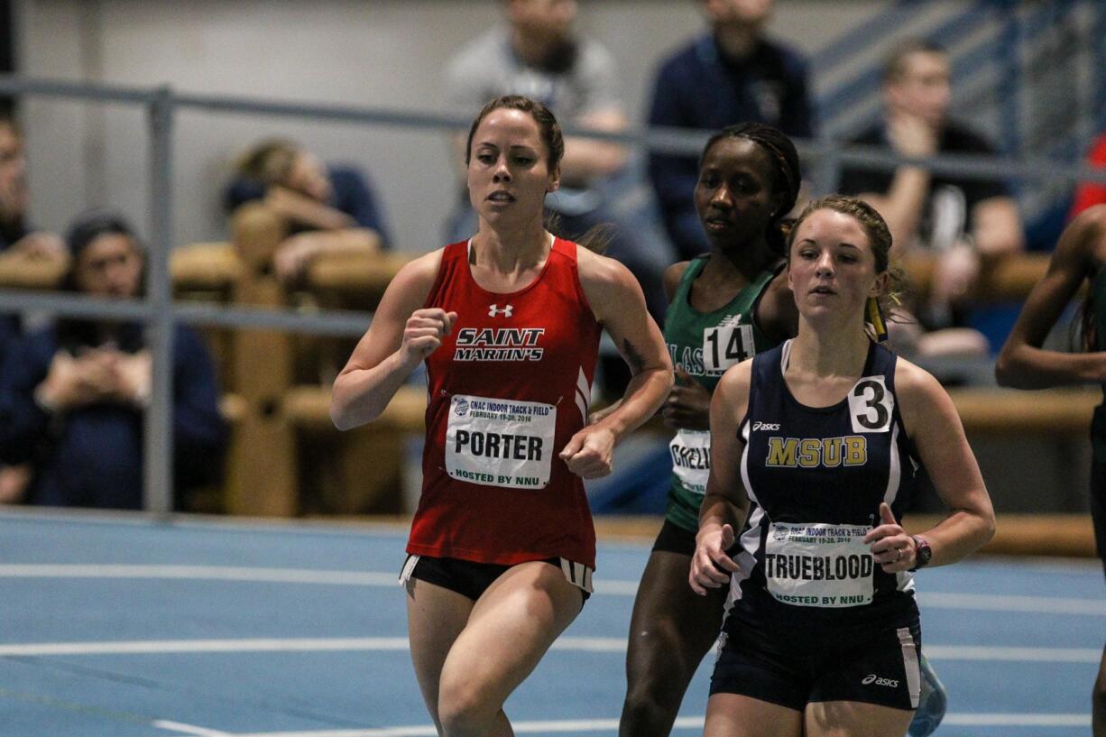 Shannon Porter, Saint Martin's University track and field.