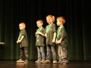 Edgewood Park: Preschoolers at WSD taking part in the annual Flying Hands ASL poetry competition on March 10.