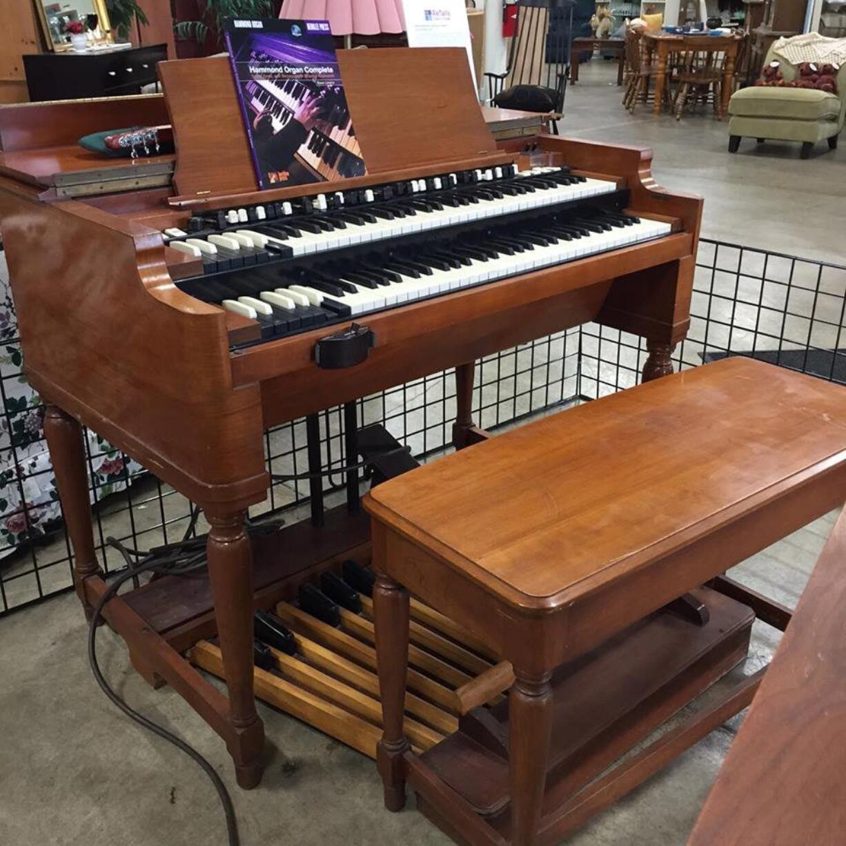 Bagley Downs: A Hammond B3 organ donated to ReTails Thrift Store.